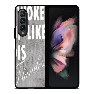 I WOKE UP LIKE THIS 1 Samsung Galaxy Z Fold 3 Case Cover