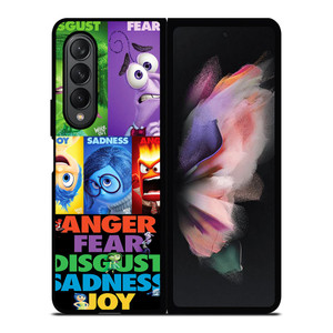 INSIDE OUT ALL CHARACTER Disney Samsung Galaxy Z Fold 3 Case Cover