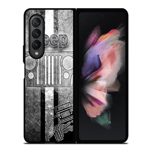 JEEP LOGO SILVER Samsung Galaxy Z Fold 3 Case Cover