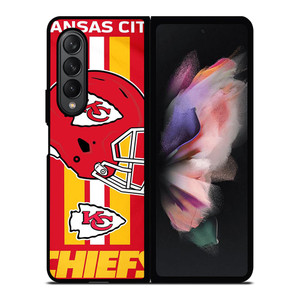 KANSAS CITY CHIEFS HELMET LOGO Samsung Galaxy Z Fold 3 Case Cover