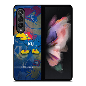 KANSAS JAYHAWKS Samsung Galaxy Z Fold 3 Case Cover