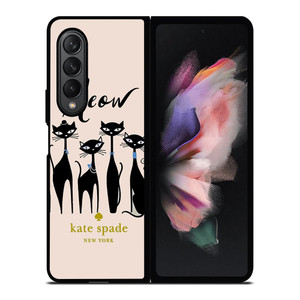 KATE SPADE MEOW CAT Samsung Galaxy Z Fold 3 Case Cover