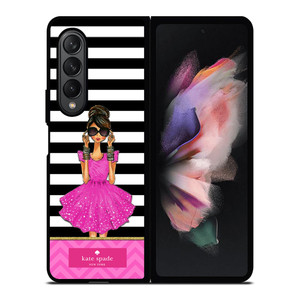 KATE SPADE PINK GIRLS Samsung Galaxy Z Fold 3 Case Cover