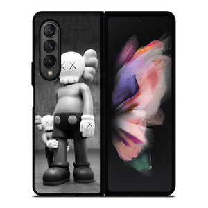 KAWS RETRO 60`s Samsung Galaxy Z Fold 3 Case Cover KAWS RETRO 60`s Samsung Galaxy Z Fold 3 Case Cover