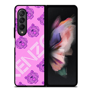 KENZO PARIS VIOLET LOGO Samsung Galaxy Z Fold 3 Case Cover