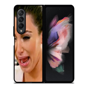 KIM KARDASHIAN UGLY CRYING FACE Samsung Galaxy Z Fold 3 Case Cover