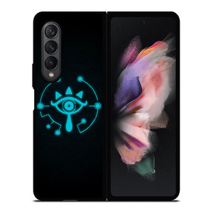 LEGEND OF ZELDA SHEIKAH SLATE EYE LOGO BLUE Samsung Galaxy Z Fold 3 Case Cover LEGEND OF ZELDA SHEIKAH SLATE EYE LOGO BLUE Samsung Galaxy Z Fold 3 Case Cover