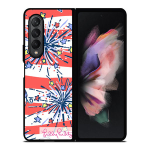 LILLY PULITZER JULY Samsung Galaxy Z Fold 3 Case Cover LILLY PULITZER JULY Samsung Galaxy Z Fold 3 Case Cover