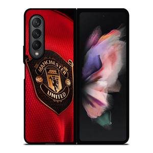 MANCHESTER UNITED LOGO JERSEY Samsung Galaxy Z Fold 3 Case Cover