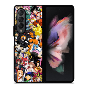MANGA CHARACTERS CROSSOVER ANIME Samsung Galaxy Z Fold 3 Case Cover