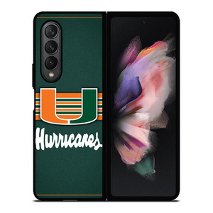 MIAMI HURRICANES LOGO Samsung Galaxy Z Fold 3 Case Cover