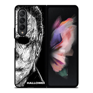 MICHAEL MYERS FACE HALLOWEEN FACE ART Samsung Galaxy Z Fold 3 Case Cover