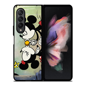MICKEY MINNIE MOUSE DISNEY KISS Samsung Galaxy Z Fold 3 Case Cover