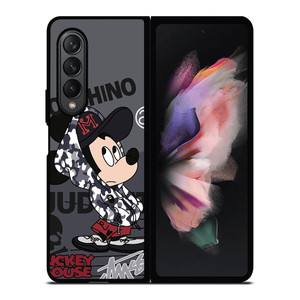 MICKEY MOUSE CAMO X MOSCHINO X STUSSY Samsung Galaxy Z Fold 3 Case Cover