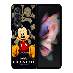 MICKEY MOUSE COACH DISNEY Samsung Galaxy Z Fold 3 Case Cover MICKEY MOUSE COACH DISNEY Samsung Galaxy Z Fold 3 Case Cover