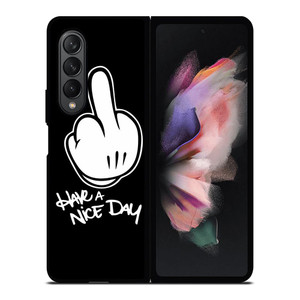 MICKEY MOUSE MIDDLE FINGER DISNEY Samsung Galaxy Z Fold 3 Case Cover