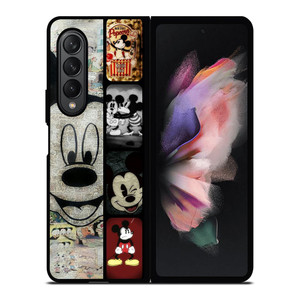 MICKEY MOUSE PAPER Samsung Galaxy Z Fold 3 Case Cover