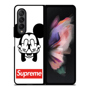 MICKEY MOUSE SUPREME Samsung Galaxy Z Fold 3 Case Cover MICKEY MOUSE SUPREME Samsung Galaxy Z Fold 3 Case Cover