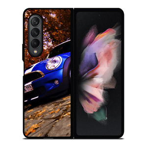MINI COOPER BLUE Samsung Galaxy Z Fold 3 Case Cover