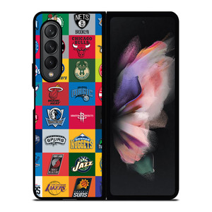 NBA TEAM COLLAGE Samsung Galaxy Z Fold 3 Case Cover
