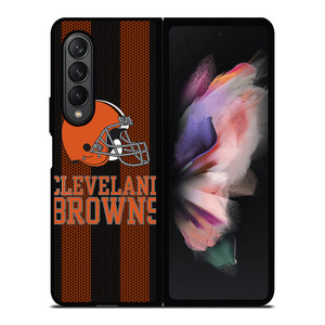 NEW CLEVELAND BROWNS ART Samsung Galaxy Z Fold 3 Case Cover
