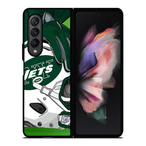 NEW YORK JETS HELMET LOGO Samsung Galaxy Z Fold 3 Case Cover