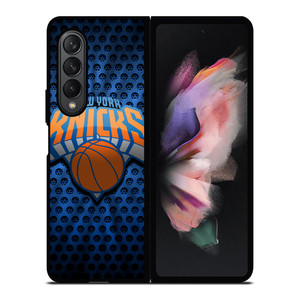 NEW YORK KNICKS LOGO BLUE Samsung Galaxy Z Fold 3 Case Cover NEW YORK KNICKS LOGO BLUE Samsung Galaxy Z Fold 3 Case Cover
