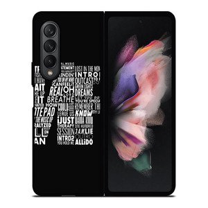 NF WORD COLLABORATION LOGO Samsung Galaxy Z Fold 3 Case Cover