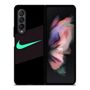 NIKE LIGHT GREEN LOGO Samsung Galaxy Z Fold 3 Case Cover