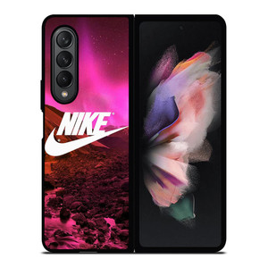 NIKE LOGO AURORA PURPLE Samsung Galaxy Z Fold 3 Case Cover