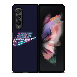 NIKE LOGO GLOW Samsung Galaxy Z Fold 3 Case Cover NIKE LOGO GLOW Samsung Galaxy Z Fold 3 Case Cover