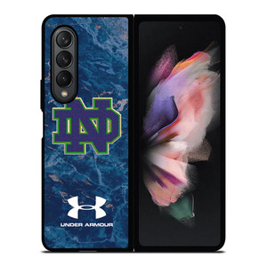 NOTRE DAME FIGHTING FOOTBALL UNDER ARMOUR Samsung Galaxy Z Fold 3 Case Cover