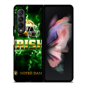 NOTRE DAME IRISH LOGO GREEN Samsung Galaxy Z Fold 3 Case Cover
