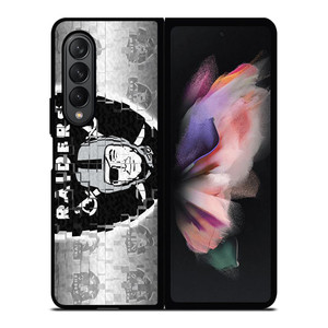 OAKLAND RAIDERS RAIDERS NATION Samsung Galaxy Z Fold 3 Case Cover OAKLAND RAIDERS RAIDERS NATION Samsung Galaxy Z Fold 3 Case Cover