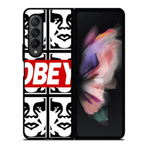 OBEY LOGO COLLAGE Samsung Galaxy Z Fold 3 Case Cover OBEY LOGO COLLAGE Samsung Galaxy Z Fold 3 Case Cover