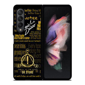 PANIC AT THE DISCO LOGO GOLD Samsung Galaxy Z Fold 3 Case Cover