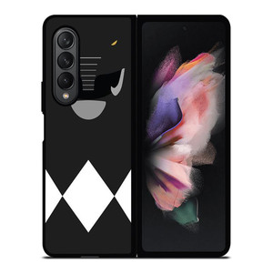 POWER RANGERS BLACK Samsung Galaxy Z Fold 3 Case Cover POWER RANGERS BLACK Samsung Galaxy Z Fold 3 Case Cover