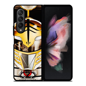 POWER RANGERS WHITE Samsung Galaxy Z Fold 3 Case Cover POWER RANGERS WHITE Samsung Galaxy Z Fold 3 Case Cover