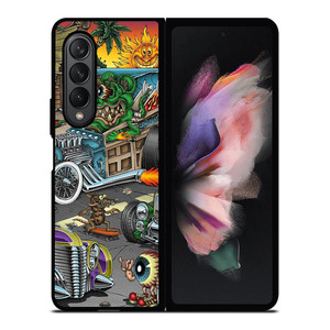 RAT FINK SPEEDLESS 2 Samsung Galaxy Z Fold 3 Case Cover RAT FINK SPEEDLESS 2 Samsung Galaxy Z Fold 3 Case Cover
