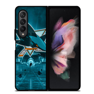 SAN JOSE SHARKS Samsung Galaxy Z Fold 3 Case Cover SAN JOSE SHARKS Samsung Galaxy Z Fold 3 Case Cover