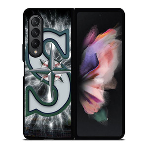 SEATTLE MARINERS MLB LOGO Samsung Galaxy Z Fold 3 Case Cover SEATTLE MARINERS MLB LOGO Samsung Galaxy Z Fold 3 Case Cover
