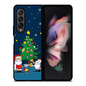SNOOPY AND SANTA THE PEANUTS Samsung Galaxy Z Fold 3 Case Cover SNOOPY AND SANTA THE PEANUTS Samsung Galaxy Z Fold 3 Case Cover