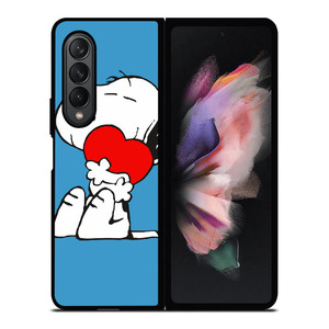 SNOOPY LOVE HEART Samsung Galaxy Z Fold 3 Case Cover
