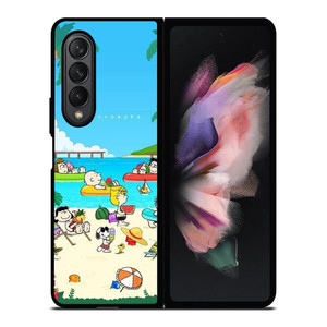 SNOOPY THE PEANUTS BEACH Samsung Galaxy Z Fold 3 Case Cover SNOOPY THE PEANUTS BEACH Samsung Galaxy Z Fold 3 Case Cover