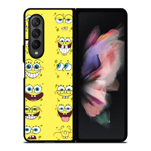 SPONGE BOB MOOD FACE Samsung Galaxy Z Fold 3 Case Cover SPONGE BOB MOOD FACE Samsung Galaxy Z Fold 3 Case Cover