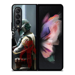 STAR WARS BOBA FETT COOL Samsung Galaxy Z Fold 3 Case Cover STAR WARS BOBA FETT COOL Samsung Galaxy Z Fold 3 Case Cover