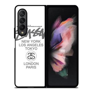 STUSSY LOGO Samsung Galaxy Z Fold 3 Case Cover STUSSY LOGO Samsung Galaxy Z Fold 3 Case Cover