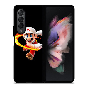 SUPER MARIO FIRE NINTENDO Samsung Galaxy Z Fold 3 Case Cover