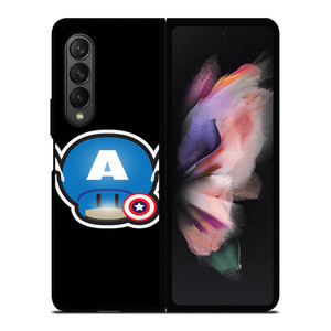 SUPER MARIO MUSHROOM CAPTAIN AMERICA Samsung Galaxy Z Fold 3 Case Cover