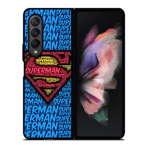 SUPERMAN LOGO ART Samsung Galaxy Z Fold 3 Case Cover SUPERMAN LOGO ART Samsung Galaxy Z Fold 3 Case Cover